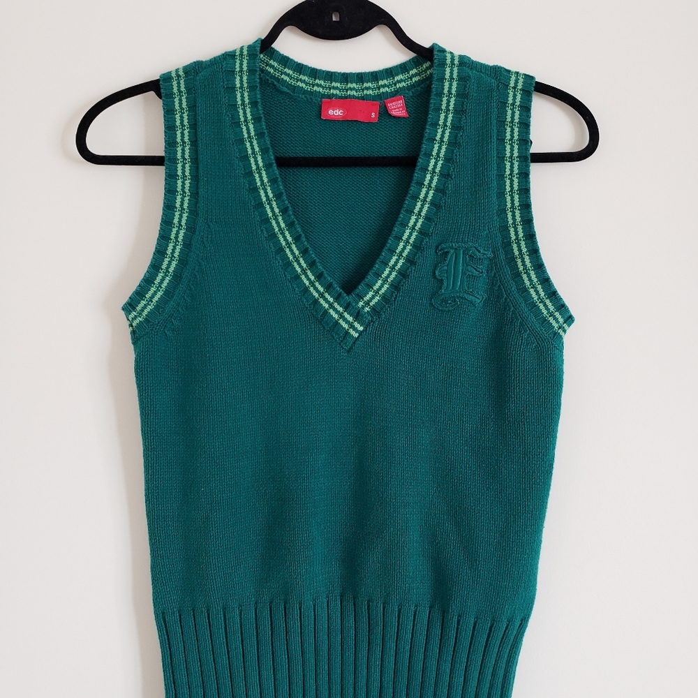 Green Sweater Vest